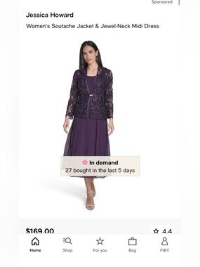 R & M Richards | Dresses | R M Richards Embellished Dress Duster Jacket |  Poshmark